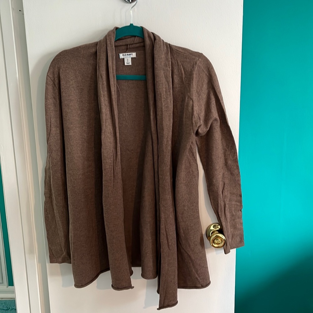 Chocolate brown cardigan